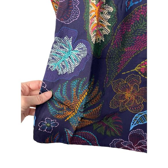 NWT Allison New York Flora Mini Dress in Navy Floral - 4 - Picture 5 of 13